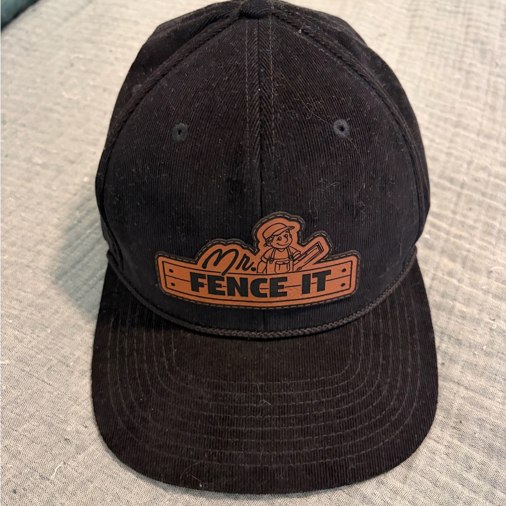 Richardson Outdoor | Mr. Fence It Black Suede Adjustable Hat
